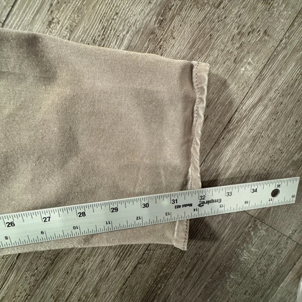 Frame Pants Mens 32 Beige Slim Straight L'homme Lyocell Rayon Blend Casual 32x32